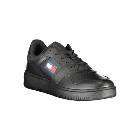 Tommy Hilfiger Black Polyester Sneaker - Hilstor