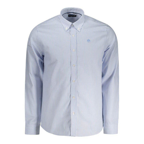North Sails Light Blue Cotton Men Shirt - Hilstor