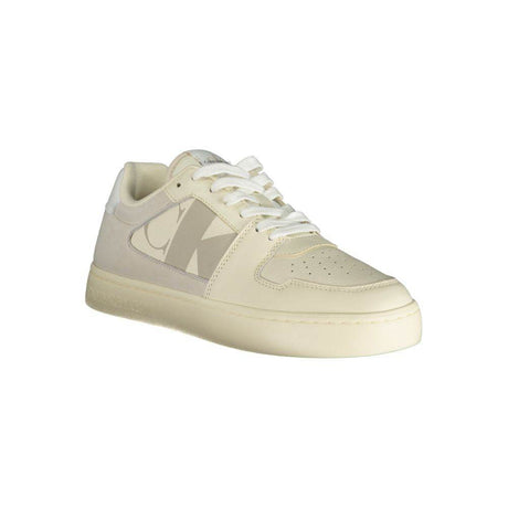 Calvin Klein White Polyethylene Men Sneaker - Hilstor