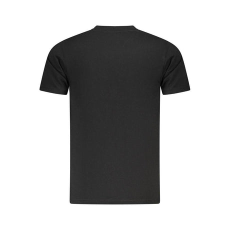 Cavalli Class Black Cotton Men T-Shirt - Hilstor