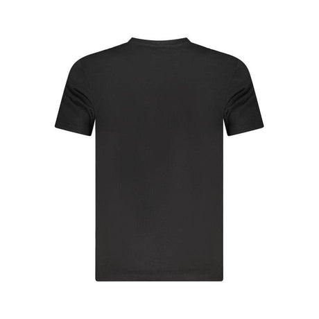 Cavalli Class Black Cotton Men T-Shirt - Hilstor