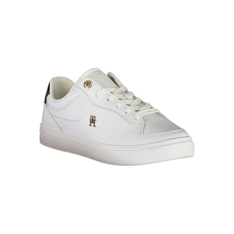 Tommy Hilfiger White Leather Women Sneaker - Hilstor