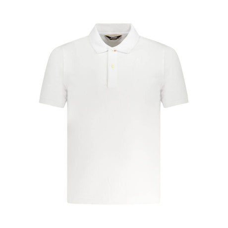 K-WAY White Cotton Polo Shirt - Hilstor