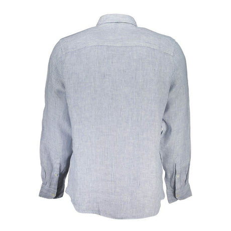 North Sails Blue Linen Shirt - Hilstor