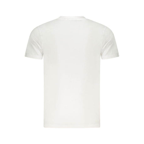 Cavalli Class White Cotton Men T-Shirt - Hilstor