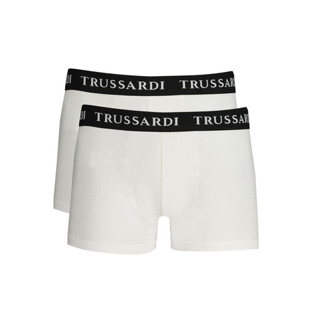 Trussardi White Cotton Underwear - Hilstor
