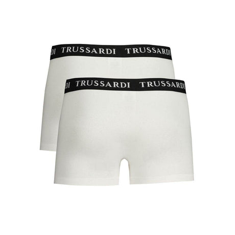 Trussardi White Cotton Underwear - Hilstor
