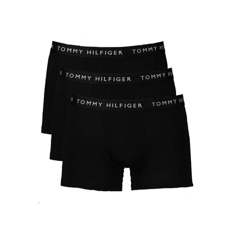 Tommy Hilfiger Black Cotton Men Boxer - Hilstor