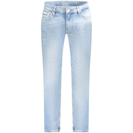 Calvin Klein Blue Cotton Men Jeans - Hilstor