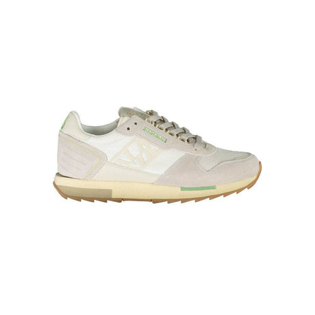 Napapijri White Leather Men Sneaker - Hilstor
