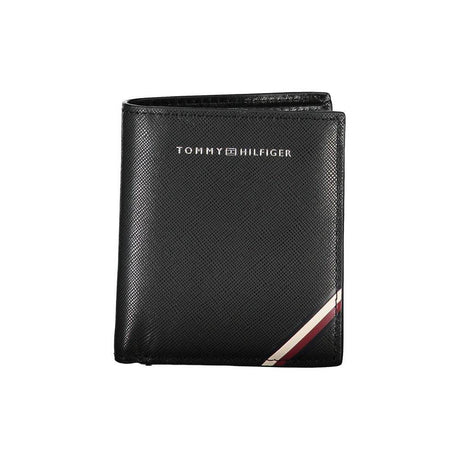 Tommy Hilfiger Black Leather Men Wallet - Hilstor