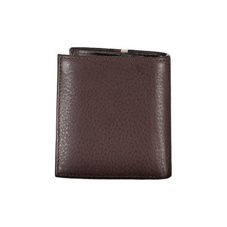 Tommy Hilfiger Brown Leather Wallet - Hilstor