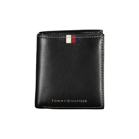 Tommy Hilfiger Black Leather Men Wallet - Hilstor