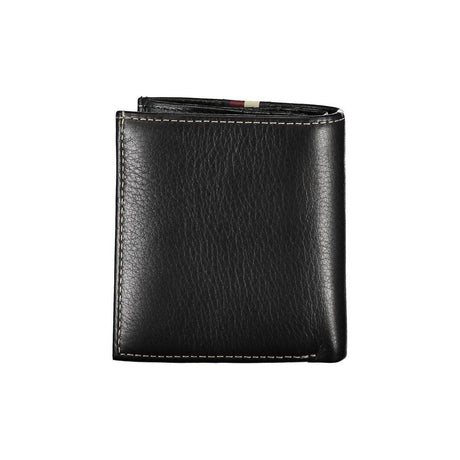 Tommy Hilfiger Black Leather Men Wallet - Hilstor