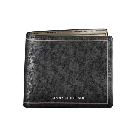 Tommy Hilfiger Black Leather Wallet - Hilstor
