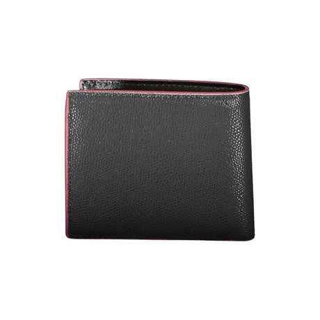 Tommy Hilfiger Elegant Black Leather Wallet - Hilstor