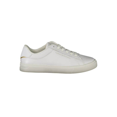 Tommy Hilfiger White Polyethylene Women Sneaker - Hilstor