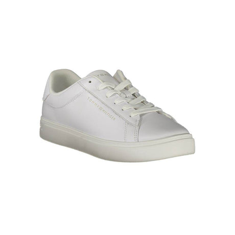 Tommy Hilfiger White Polyethylene Women Sneaker - Hilstor