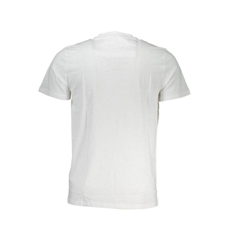 Cavalli Class White Cotton Men T-Shirt - Hilstor