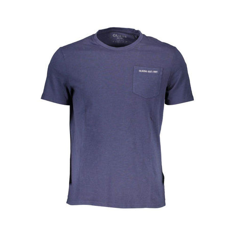 Guess Jeans Blue Cotton Men T-Shirt - Hilstor