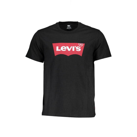 Levi's Black Cotton Men T-Shirt - Hilstor