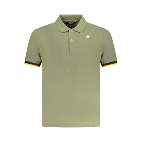 K-WAY Green Cotton Polo Shirt - Hilstor