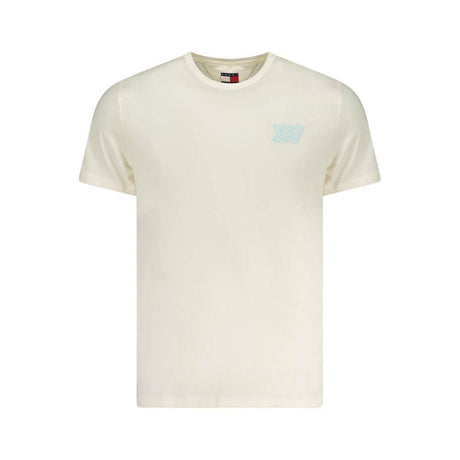 Tommy Hilfiger Beige Cotton Men T-Shirt - Hilstor