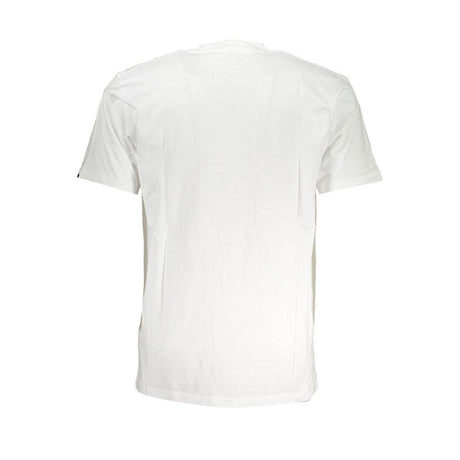 Vans White Cotton Men T-Shirt - Hilstor