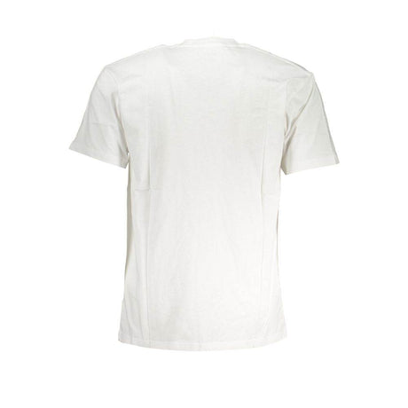 Vans White Cotton Men T-Shirt - Hilstor