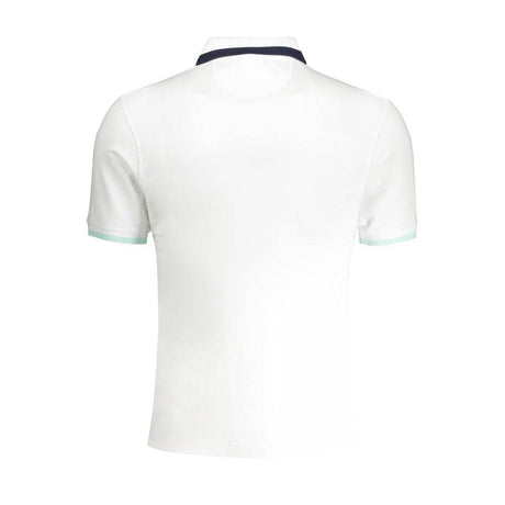 La Martina White Cotton Polo Shirt - Hilstor