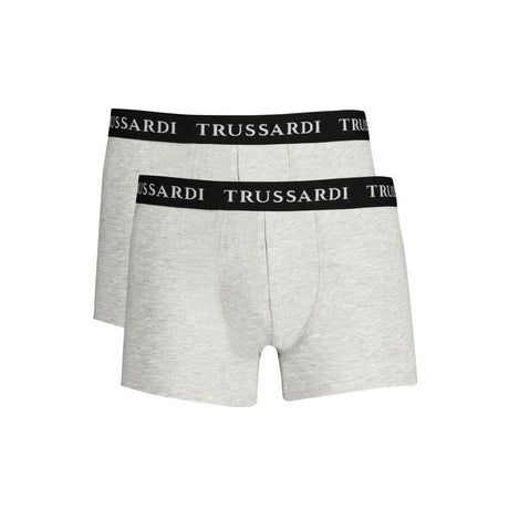 Trussardi Brown Cotton Men Boxer Underwear - Hilstor