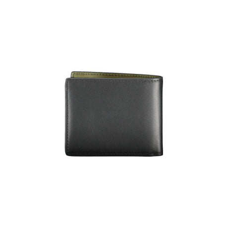 Tommy Hilfiger Black Leather Wallet - Hilstor
