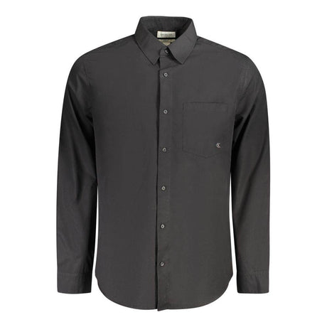 Calvin Klein Black Cotton Shirt - Hilstor