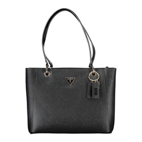 Guess Jeans Black Polyethylene Handbag - Hilstor