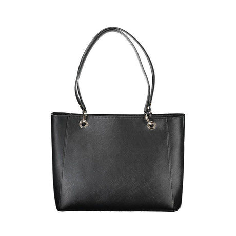 Guess Jeans Black Polyethylene Handbag - Hilstor