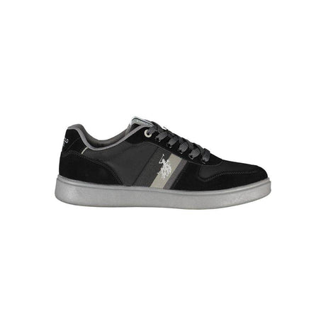 U.S. POLO ASSN. Black Polyethylene Men Sneaker - Hilstor