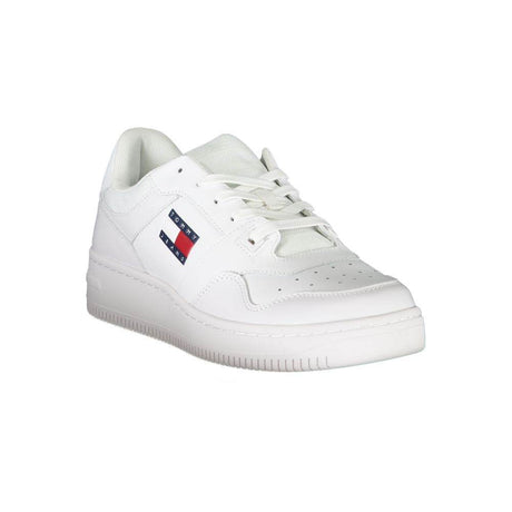 Tommy Hilfiger White Leather Men Sneaker - Hilstor