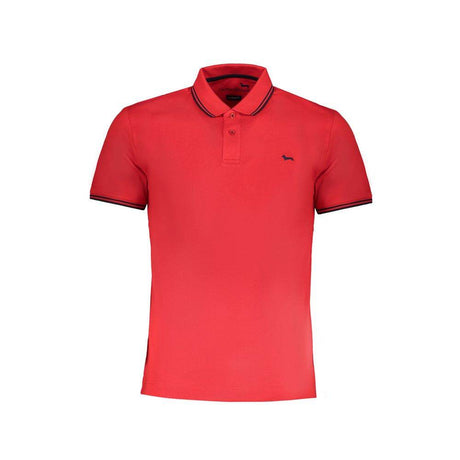 Harmont & Blaine Red Cotton Polo Shirt - Hilstor