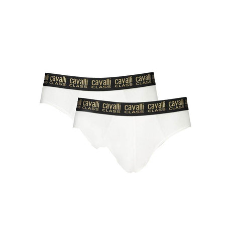 Cavalli Class White Cotton Men Underwear - Hilstor