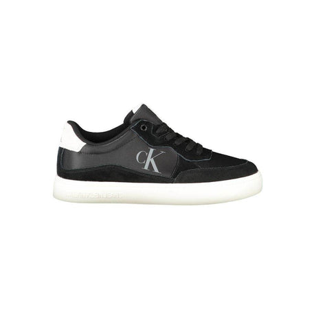 Calvin Klein Black Polyester Men Sneaker - Hilstor