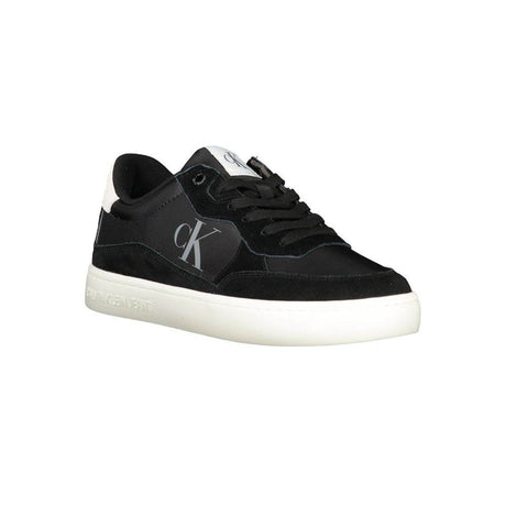 Calvin Klein Black Polyester Men Sneaker - Hilstor