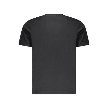 North Sails Black Cotton Men T-Shirt - Hilstor