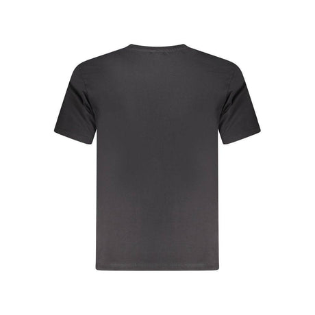 North Sails Black Cotton Men T-Shirt - Hilstor