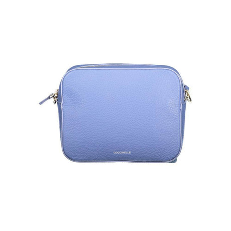 Coccinelle Light Blue Leather Women Handbag - Hilstor