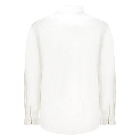 Calvin Klein White Cotton Men Shirt - Hilstor