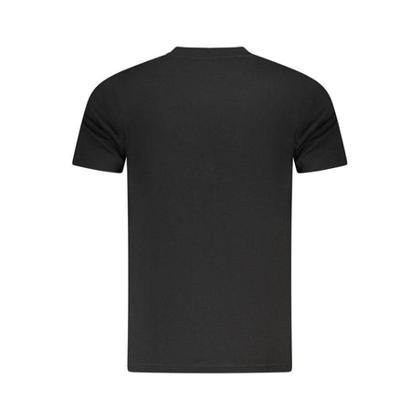 Cavalli Class Black Cotton Men T-Shirt - Hilstor