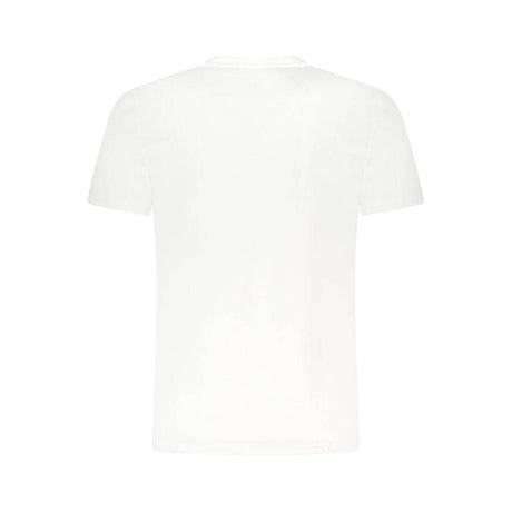 Cavalli Class White Cotton Men T-Shirt - Hilstor