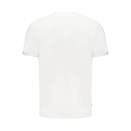 Timberland White Cotton Men T-Shirt - Hilstor