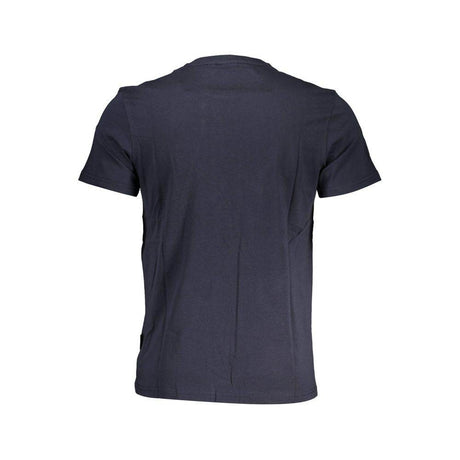 Napapijri Blue Cotton Men T-Shirt - Hilstor