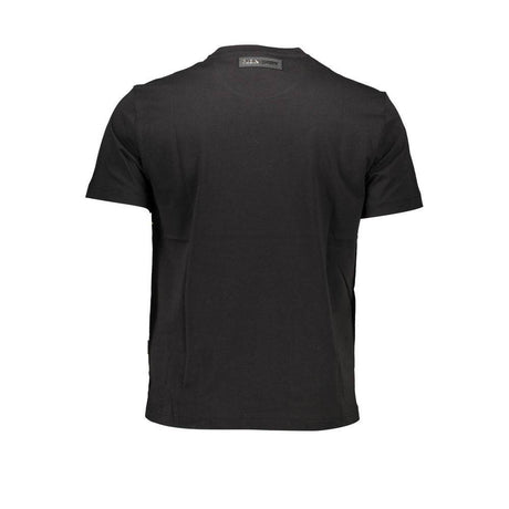 Plein Sport Black Cotton Men T-Shirt - Hilstor